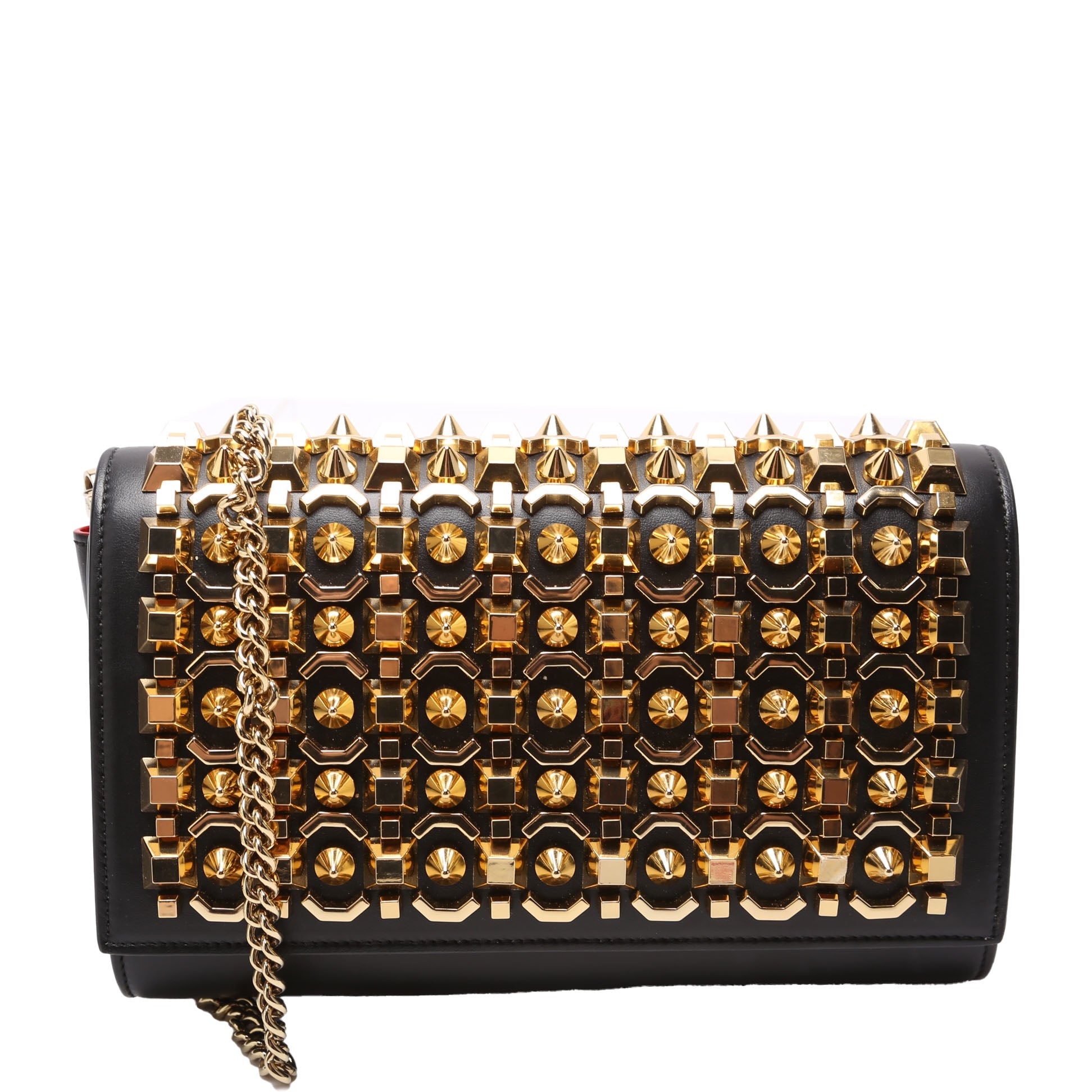 Paloma Empire Spike Clutch Black/Gold