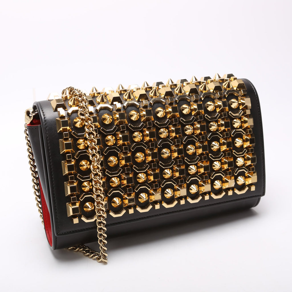 Paloma Empire Spike Clutch Black/Gold