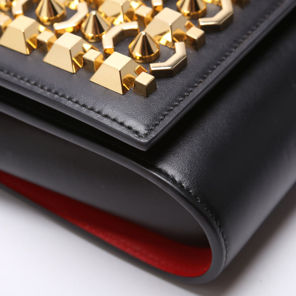 Paloma Empire Spike Clutch Black/Gold