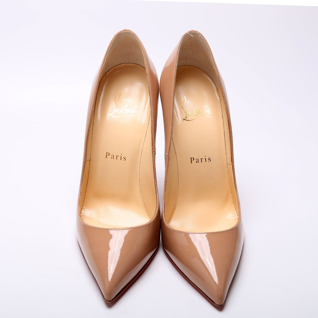 Pigalle Patent 120MM Size 38 Nude