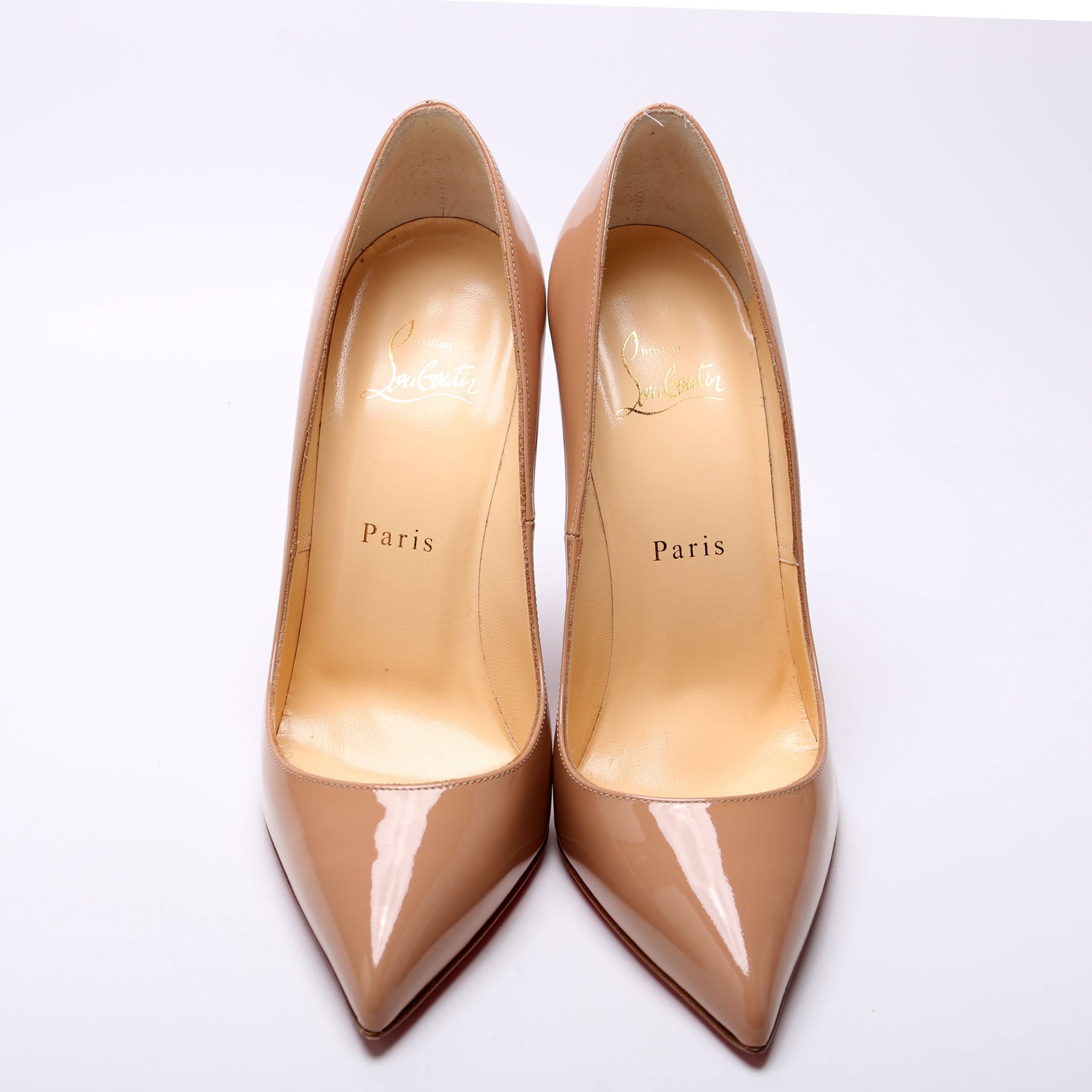 Pigalle Patent 120MM Size 38 Nude