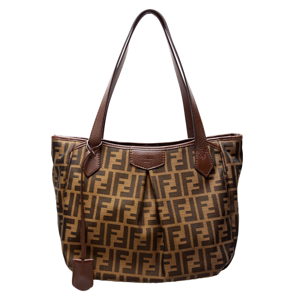 8BH268 Zucca Medium Shopping Bag Brown