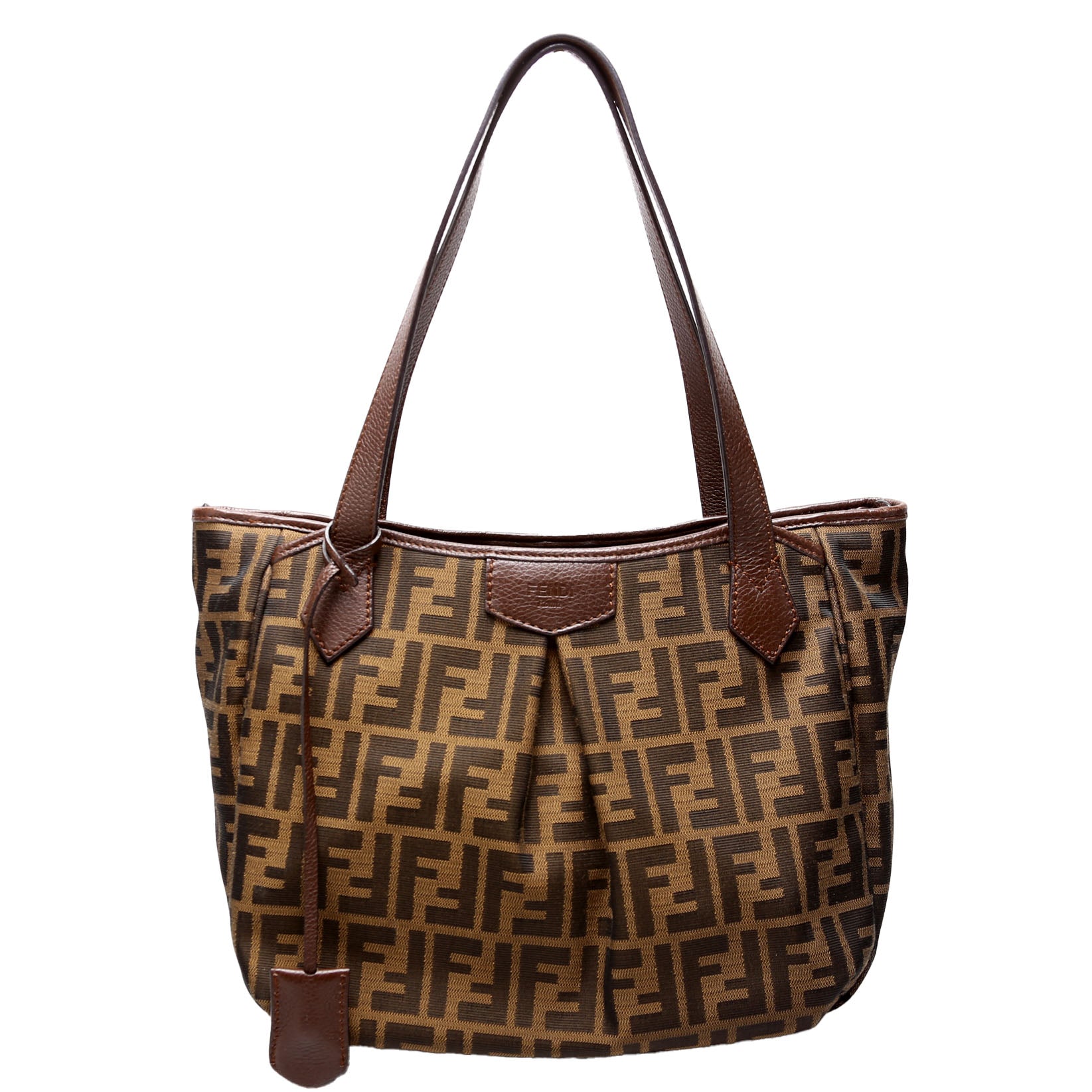 8BH268 Zucca Medium Shopping Bag Brown