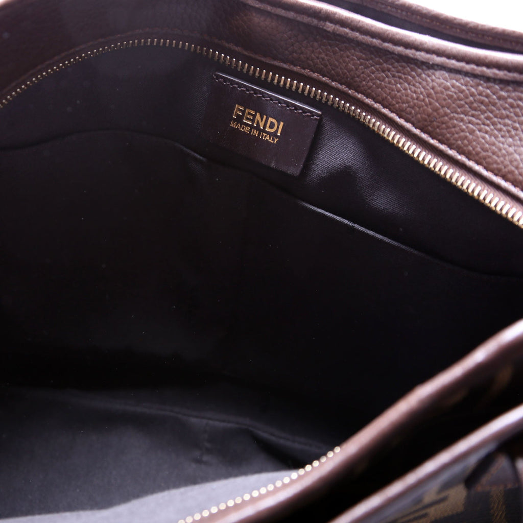 8BH268 Zucca Medium Shopping Bag Brown