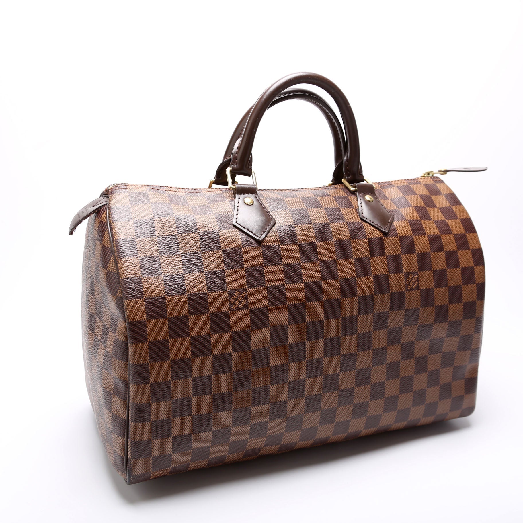 Speedy 35 Damier Ebene Brown/Red