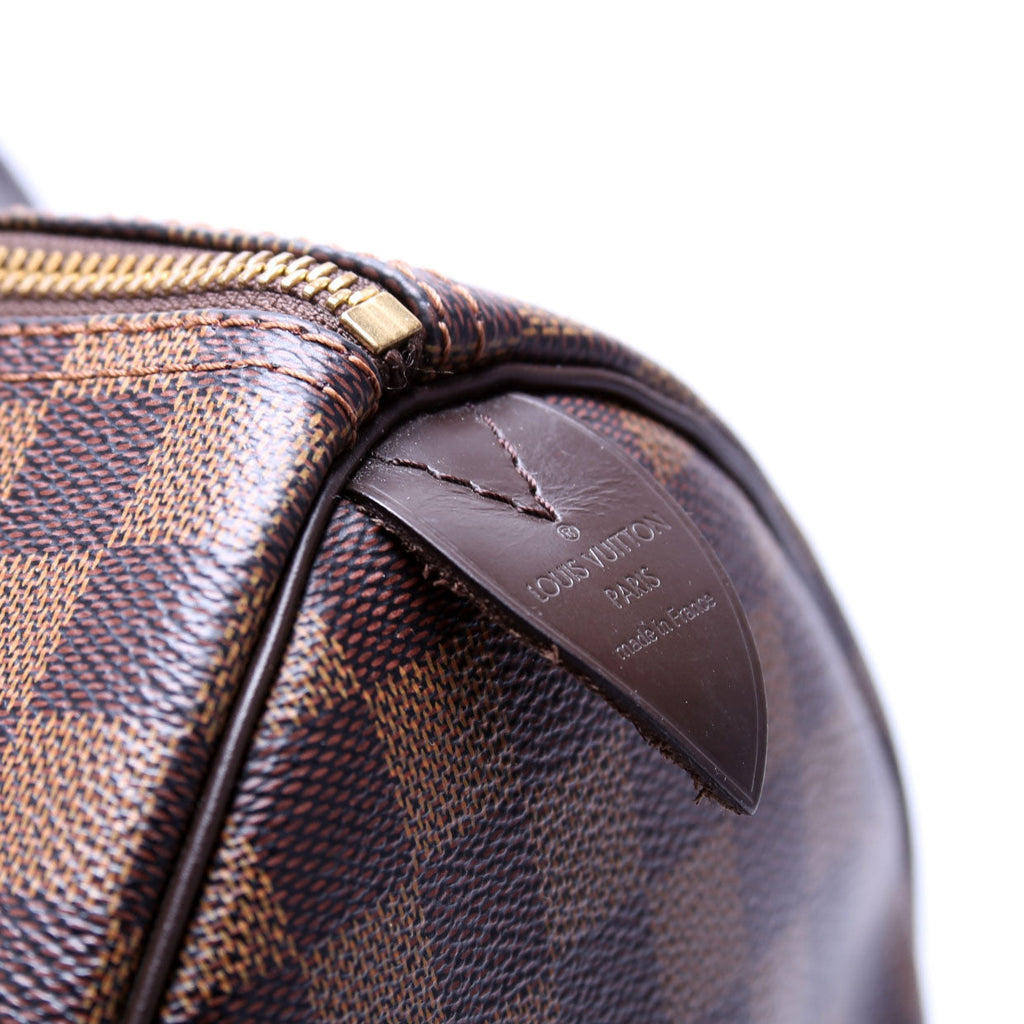 Speedy 35 Damier Ebene Brown/Red