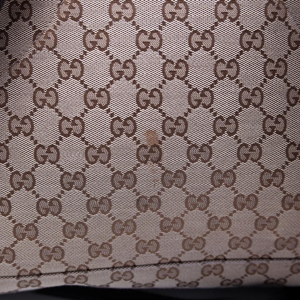 Gucci 449906 GG Canvas Travel Backpack Beige/Brown