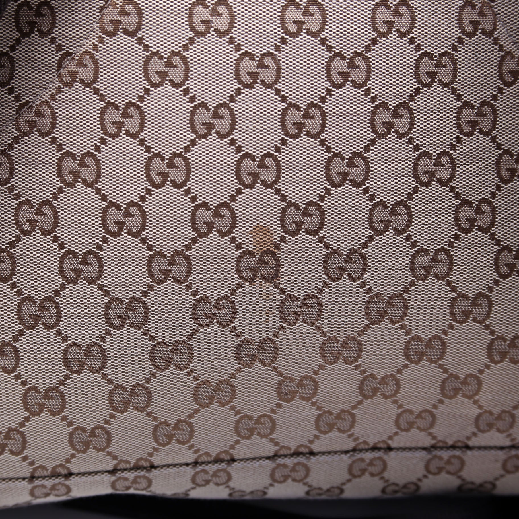Gucci 449906 GG Canvas Travel Backpack Beige/Brown
