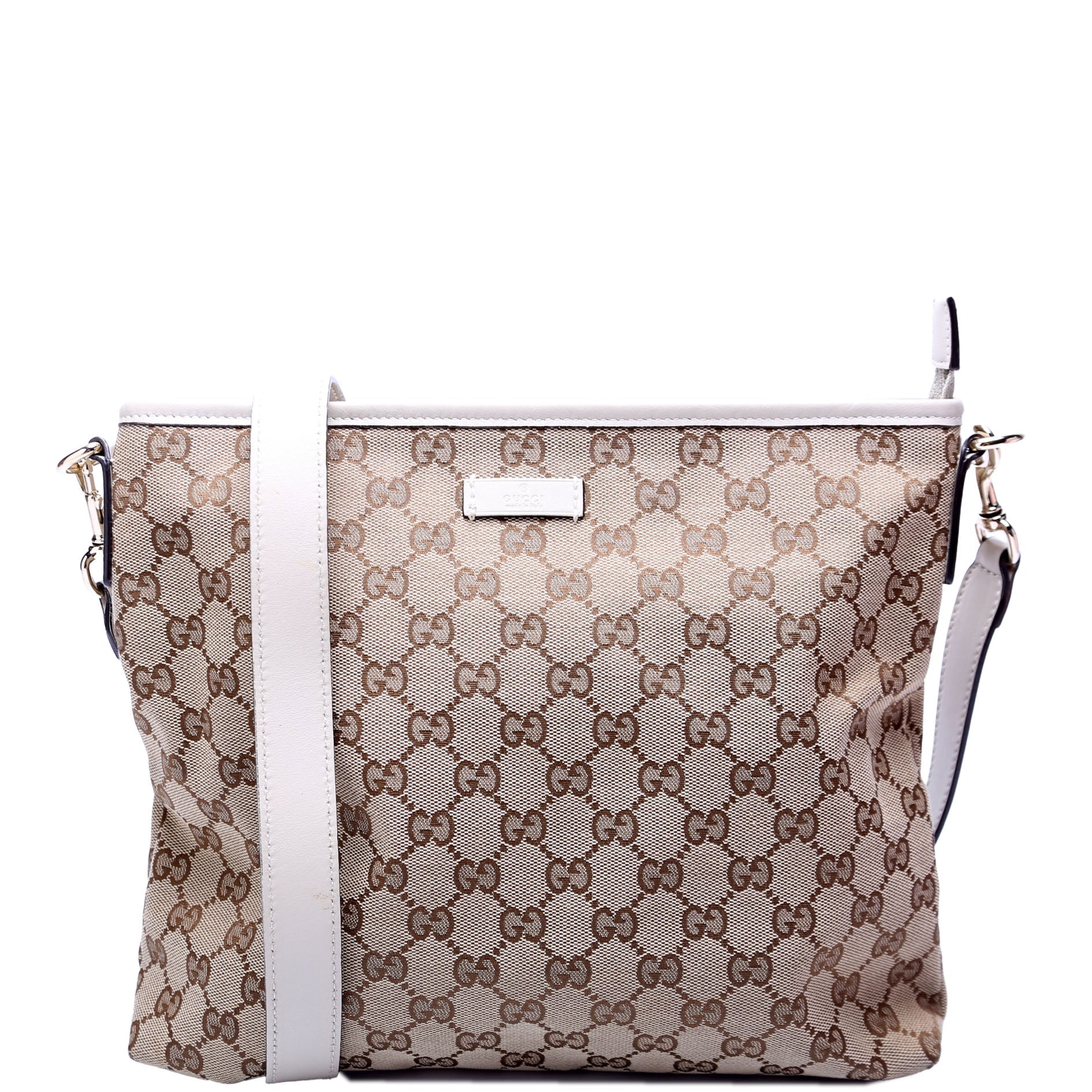 388924 GG Canvas Crossbody Tan/Beige