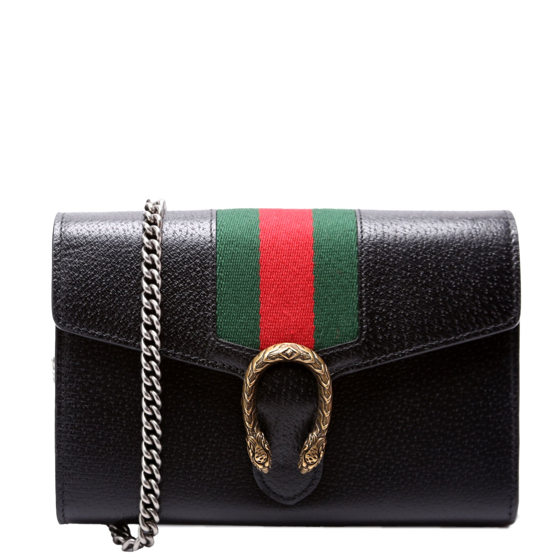 481377 Dionysus Mini Wallet Leather Black