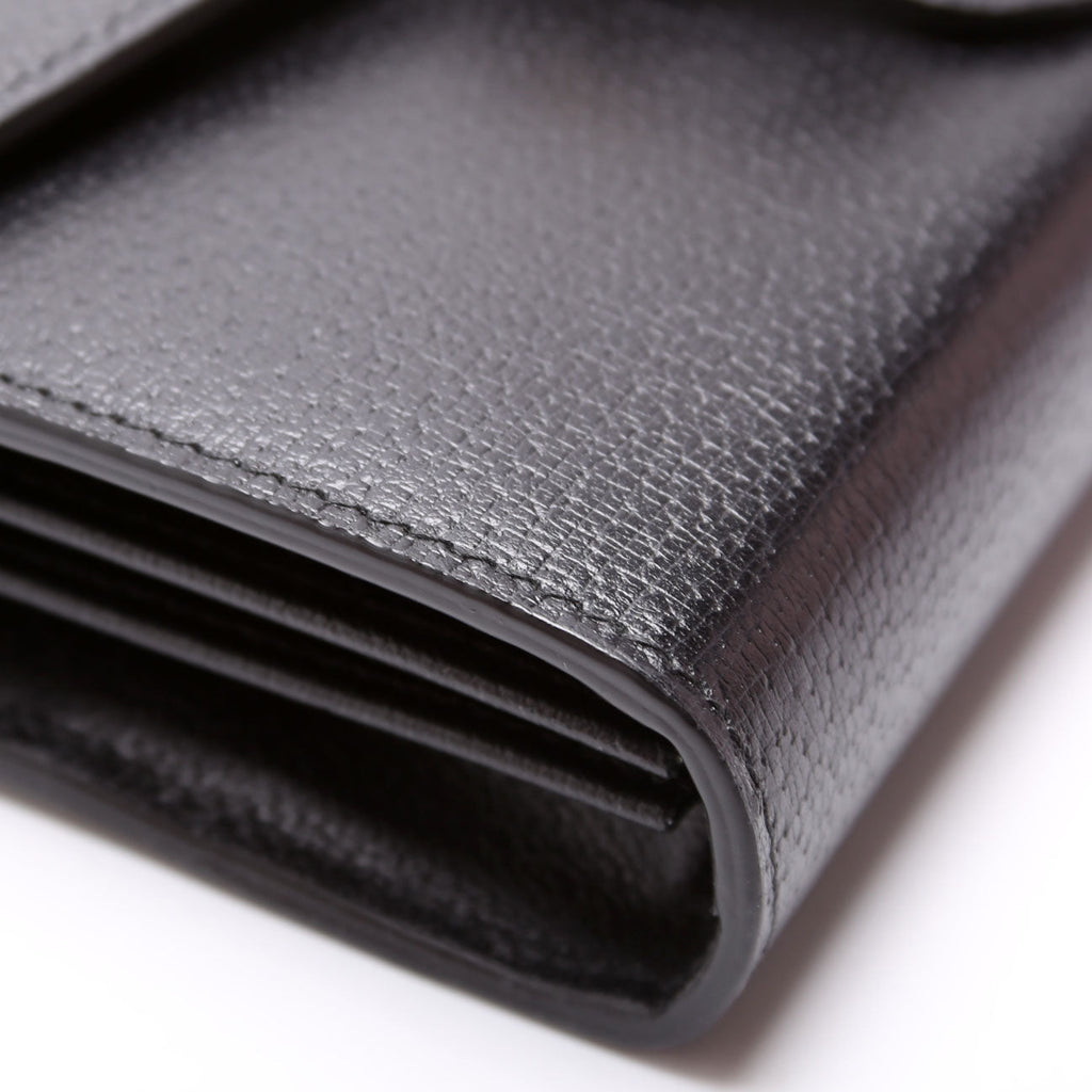 481377 Dionysus Mini Wallet Leather Black