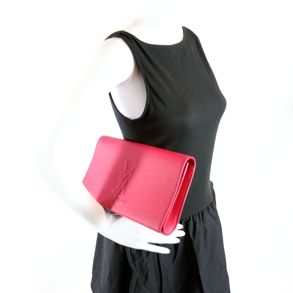 361120 Belle De Jour Clutch Leather Pink