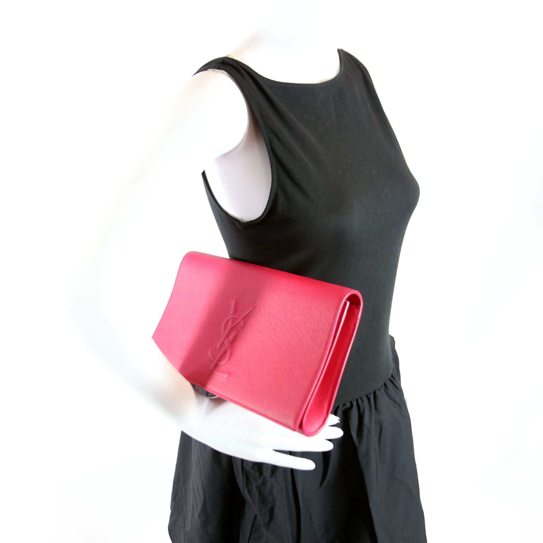 361120 Belle De Jour Clutch Leather Pink