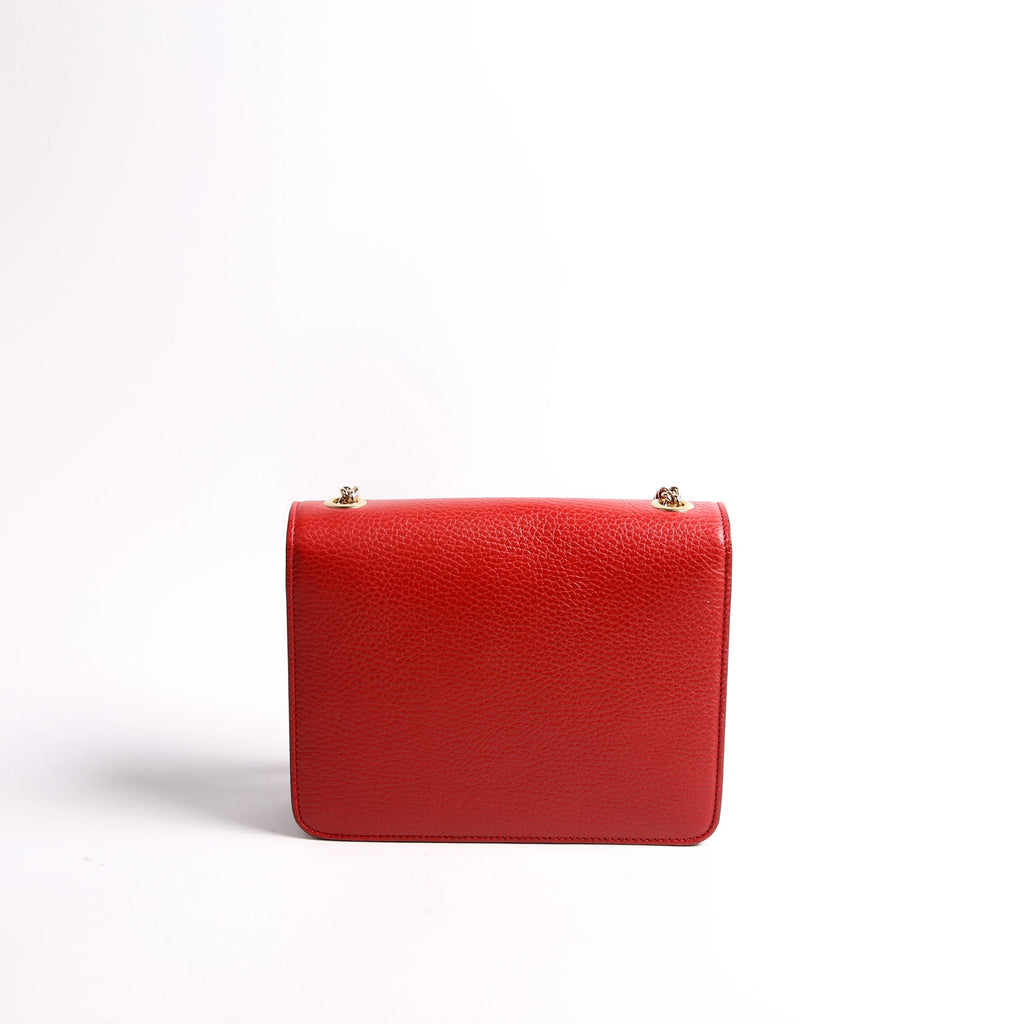 Gucci 510304 Interlocking Small Crossbody Red