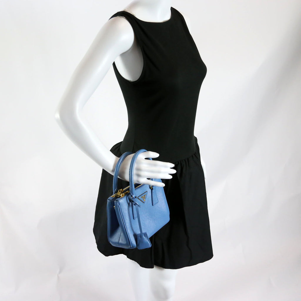 Saffiano Galleria Mini Blue