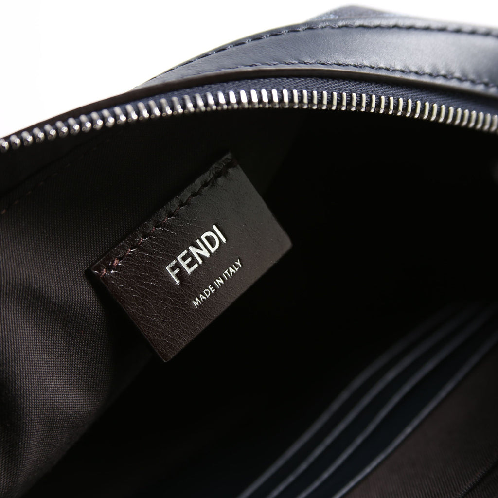 Fendi 7M0286 Zucca/Leather Camera Case Navy