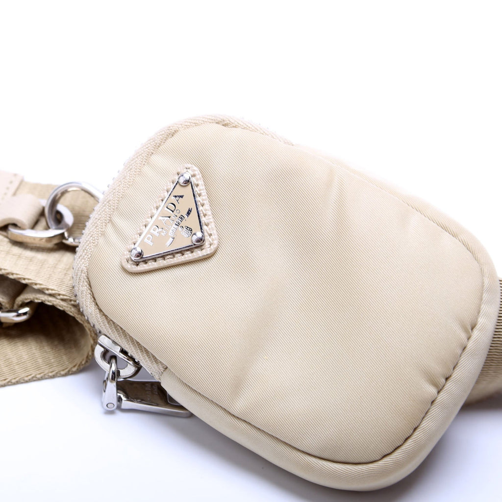 Prada 1BH204 Nylon Re-Edition 2005 Shoulder Bag Sand