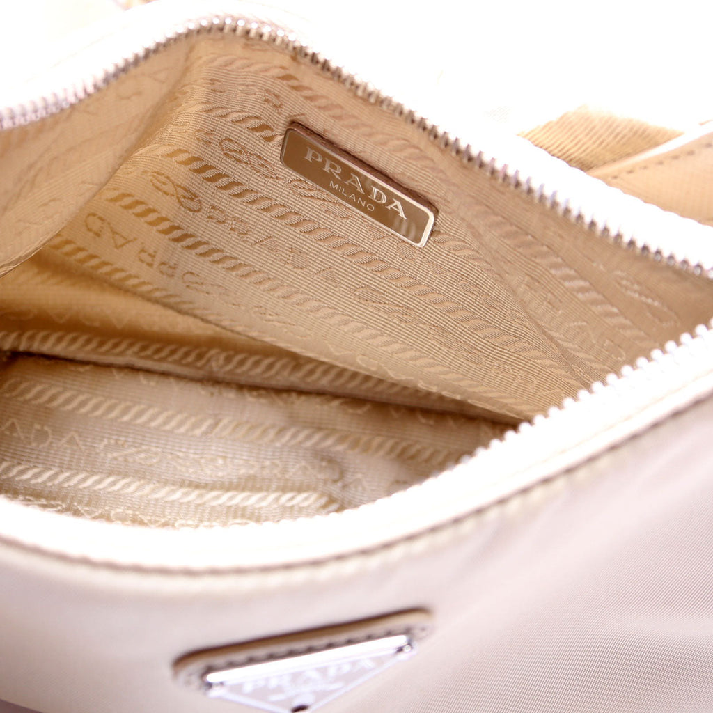 Prada 1BH204 Nylon Re-Edition 2005 Shoulder Bag Sand