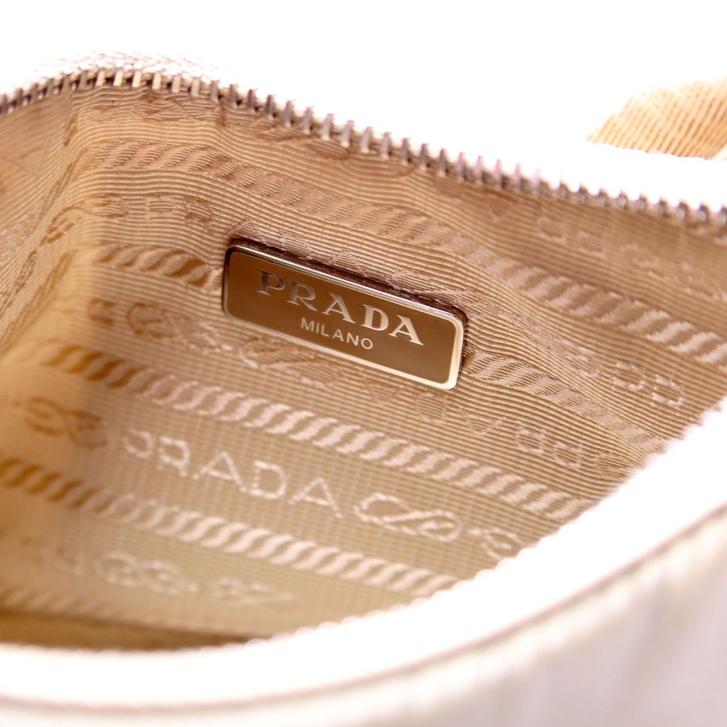 Prada 1BH204 Nylon Re-Edition 2005 Shoulder Bag Sand