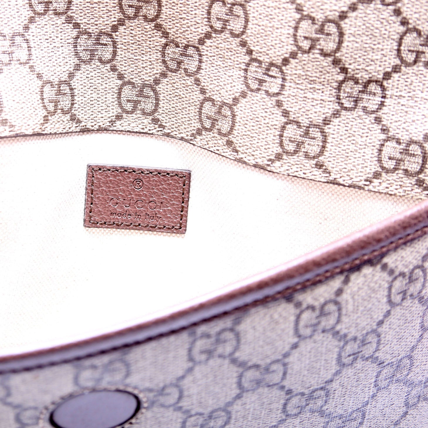 493930 GG Supreme Neo Web Belt Brown