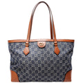 631685 Ophidia GG Denim Tote Blue/Brown