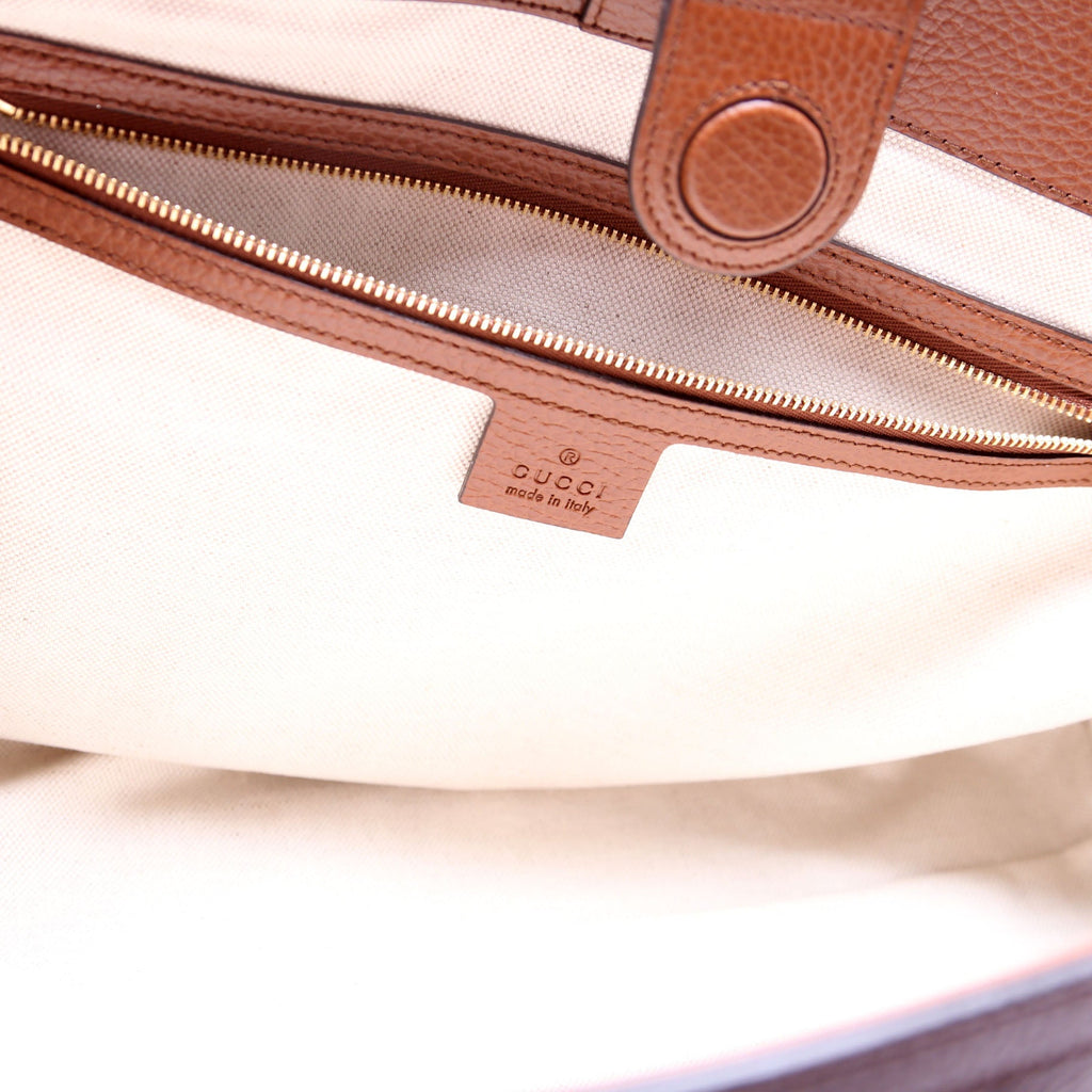 631685 Ophidia GG Denim Tote Blue/Brown