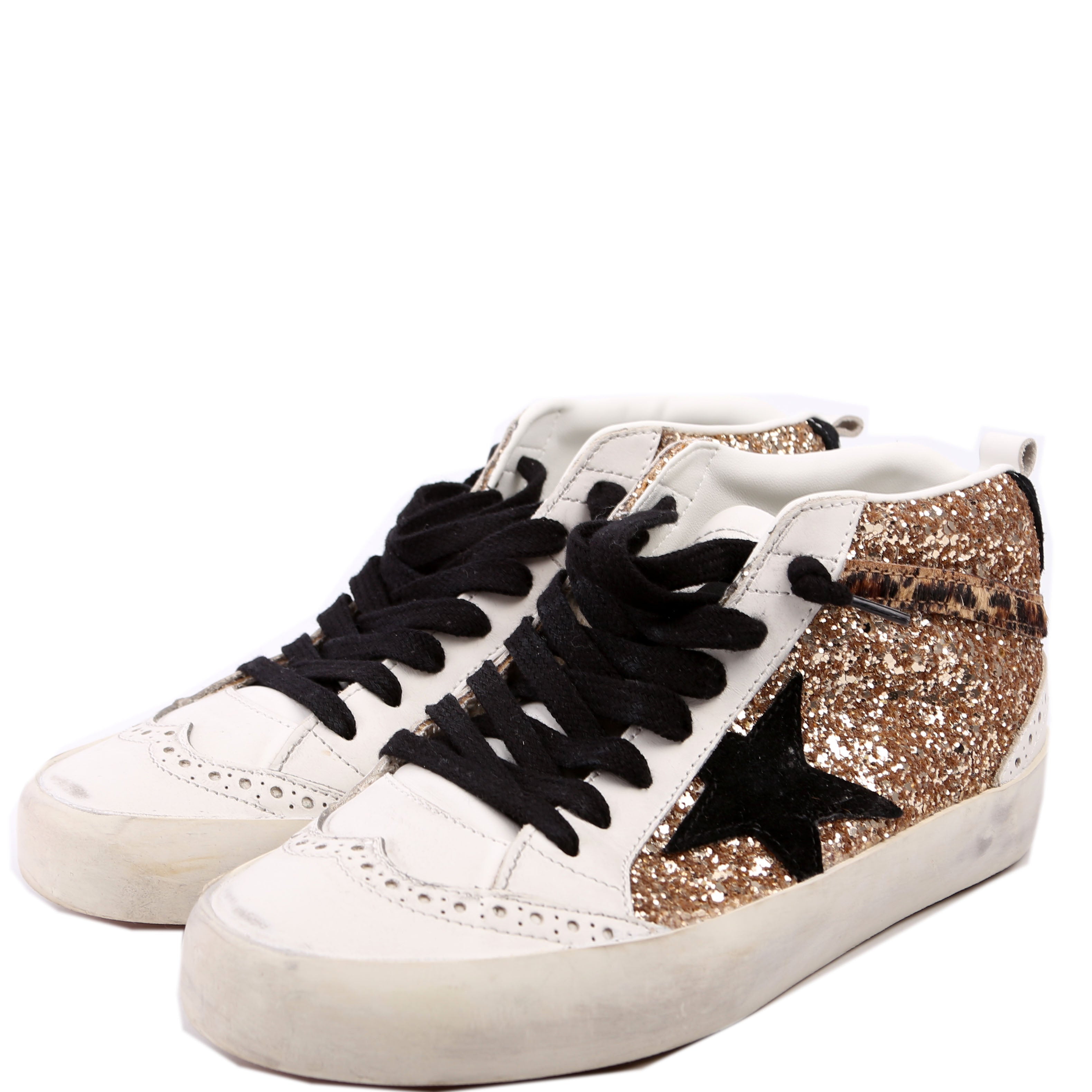 Midstar Glitter Sneakers Size 36 Gold