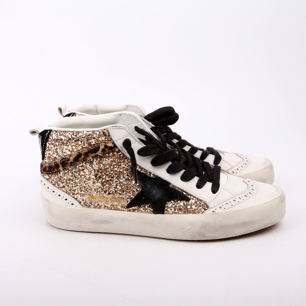 Midstar Glitter Sneakers Size 36 Gold
