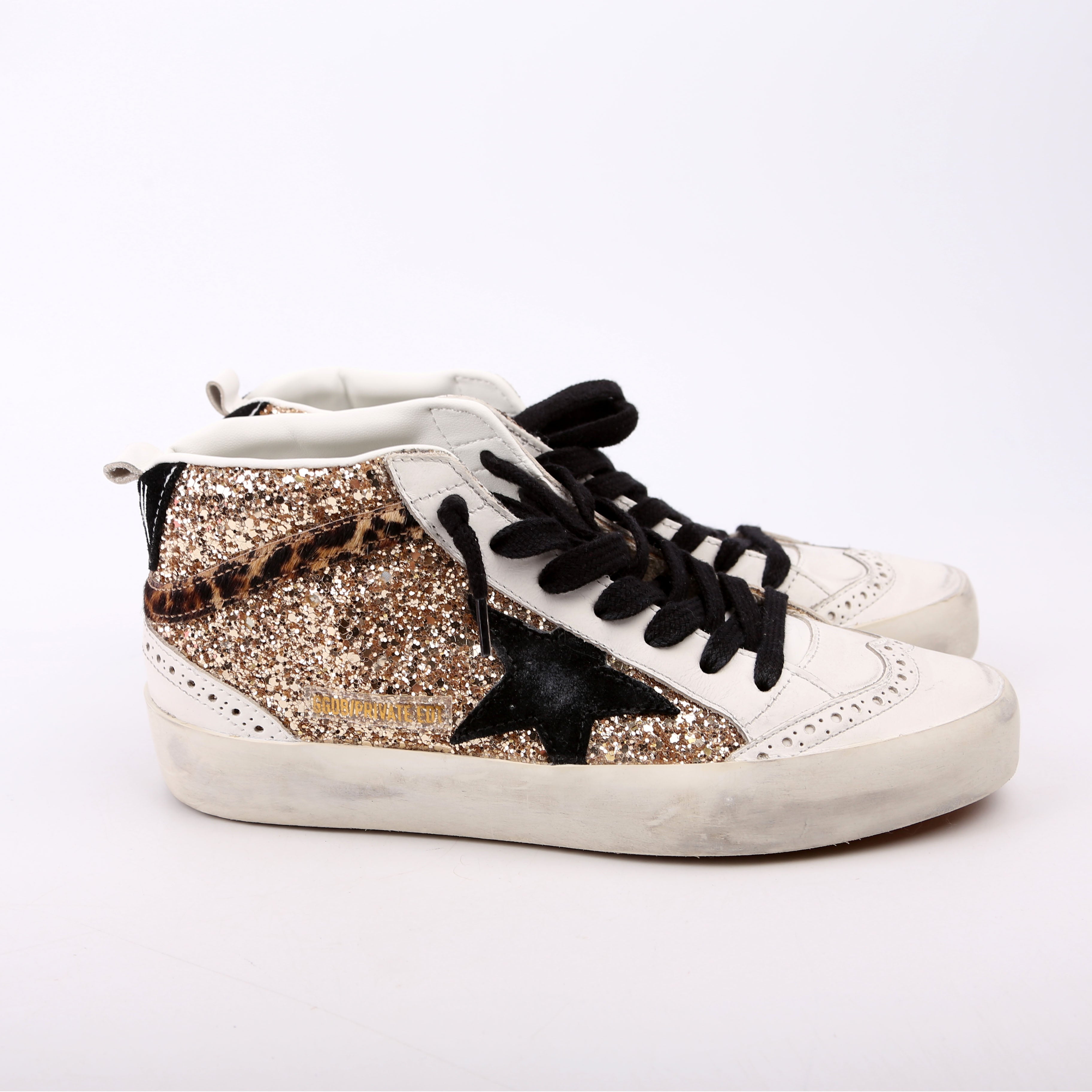 Midstar Glitter Sneakers Size 36 Gold