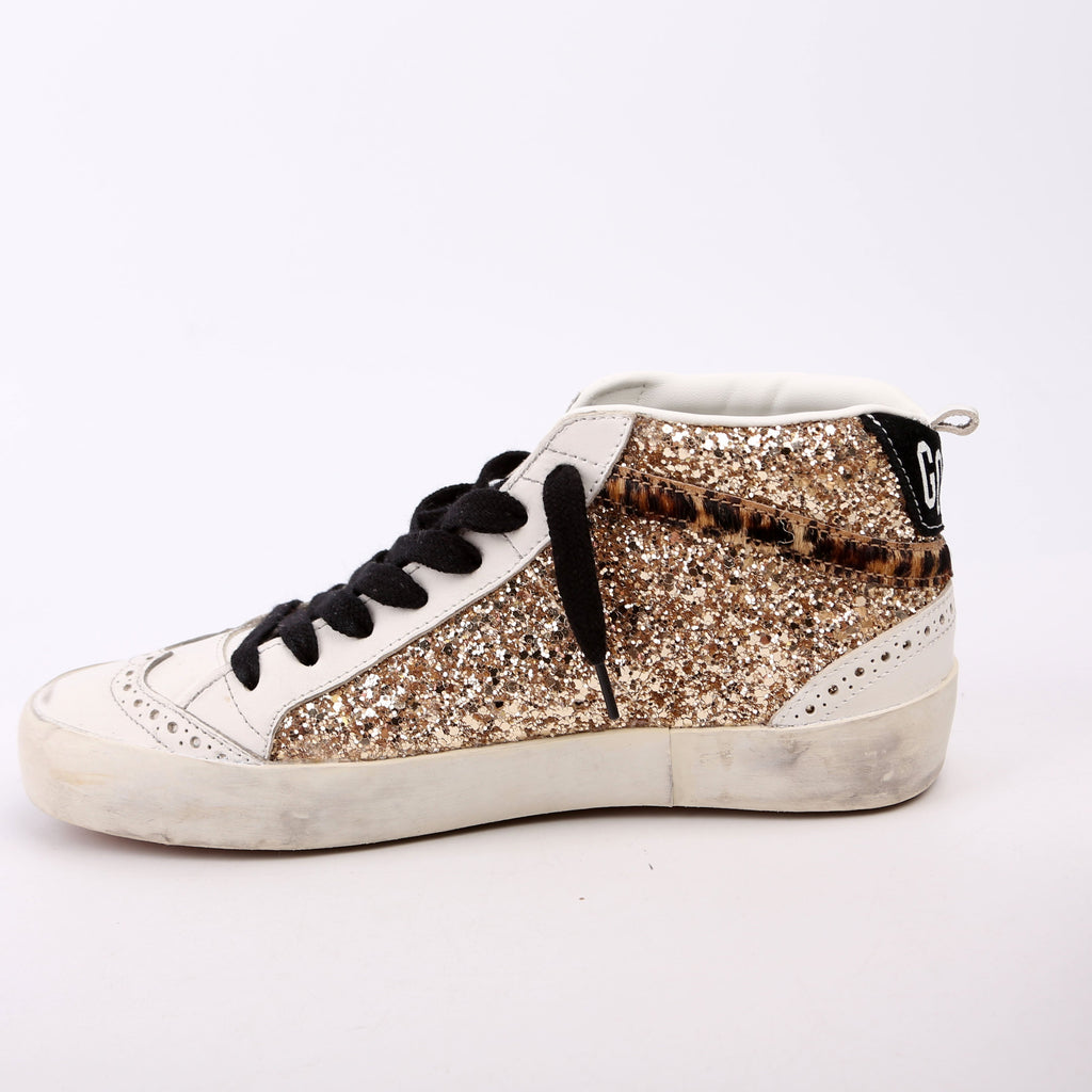 Midstar Glitter Sneakers Size 36 Gold