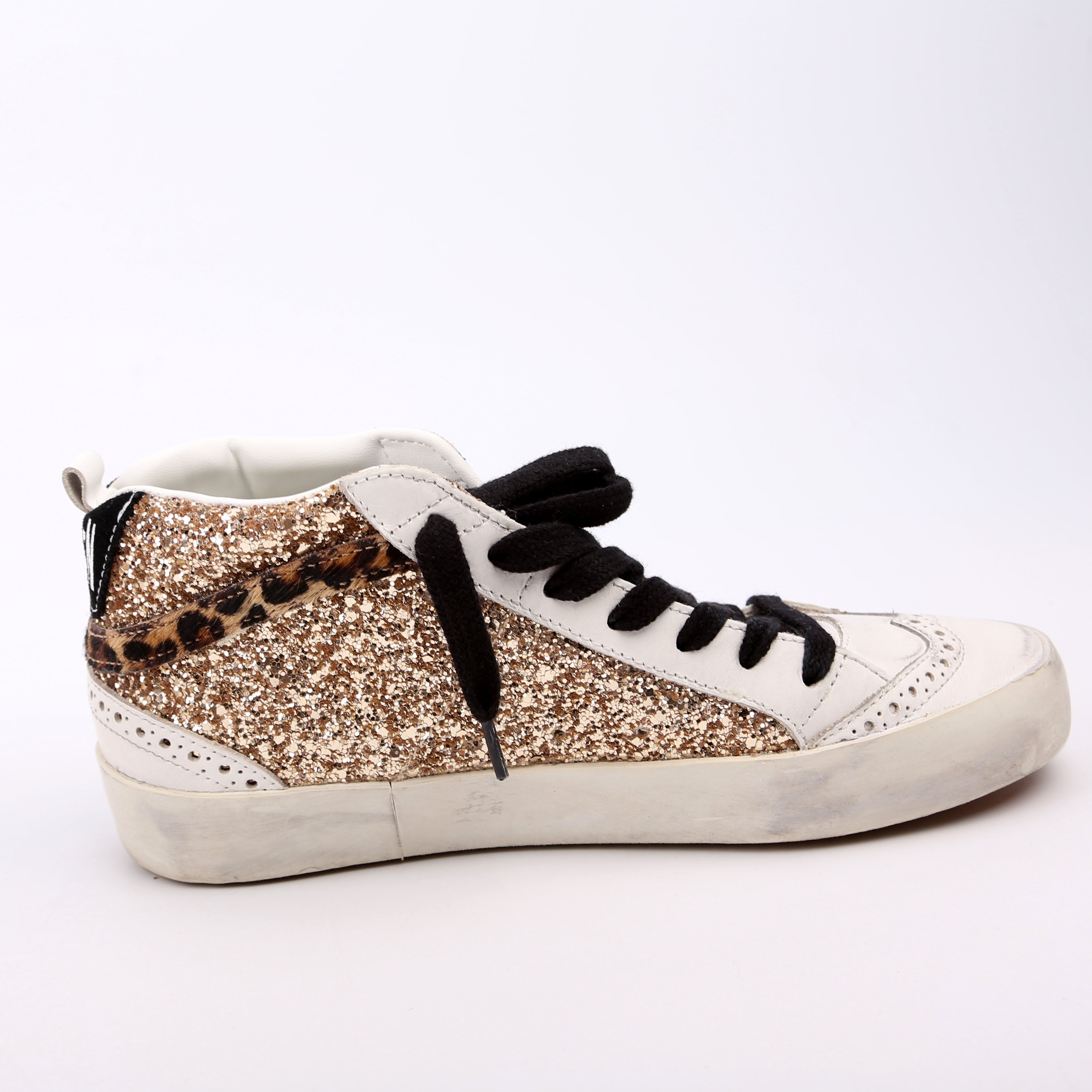 Midstar Glitter Sneakers Size 36 Gold