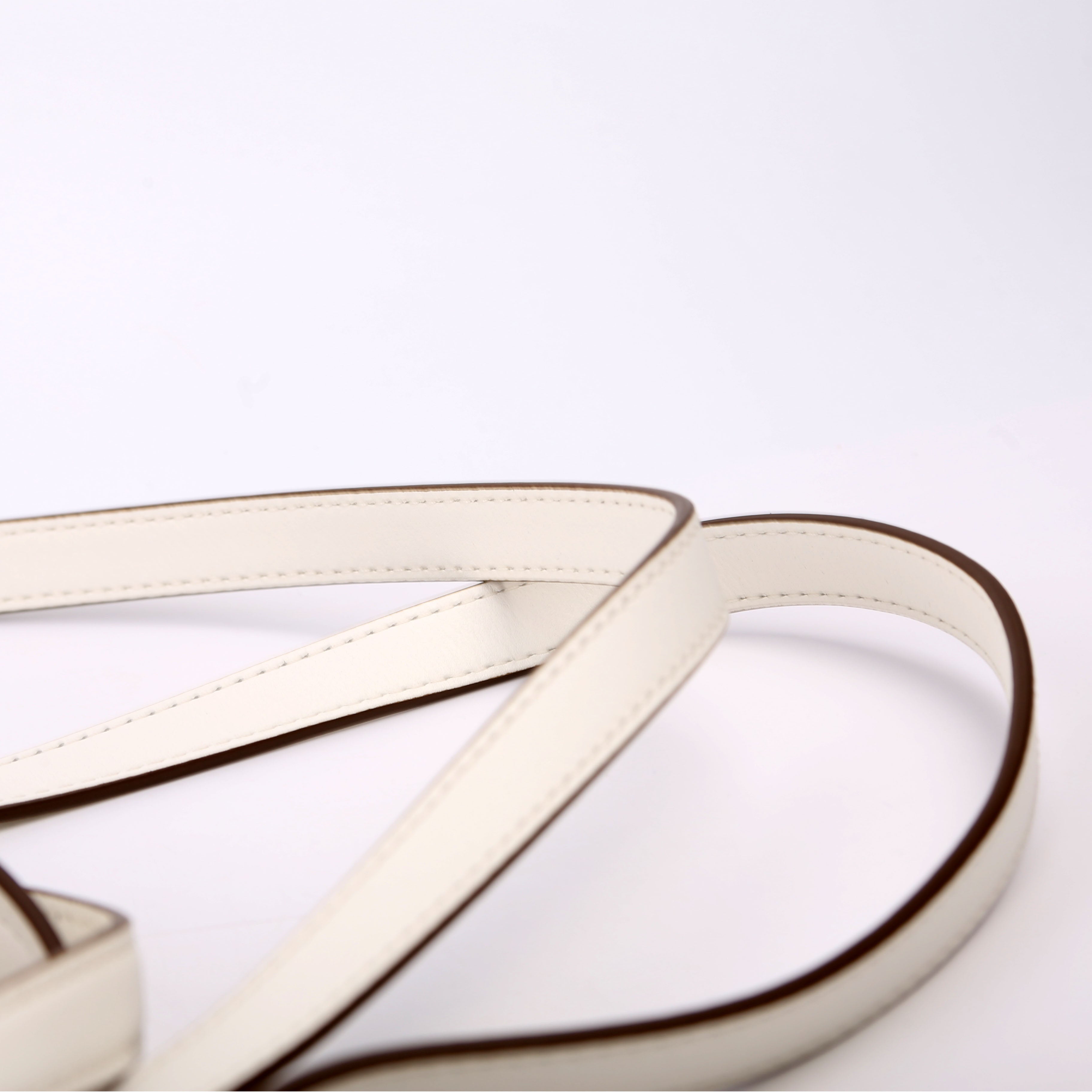 Lauretos Himmel Raffia Shopper Tan/White