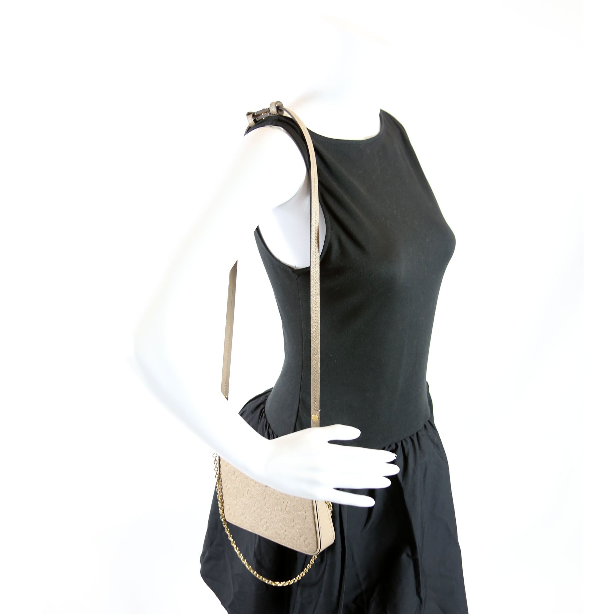 Easy Pouch On Strap Empreinte Turtledove