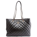 Classic CC Shopping Tote Caviar RFID Black