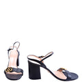 GG Marmont Sandal Heels Size 40 Black