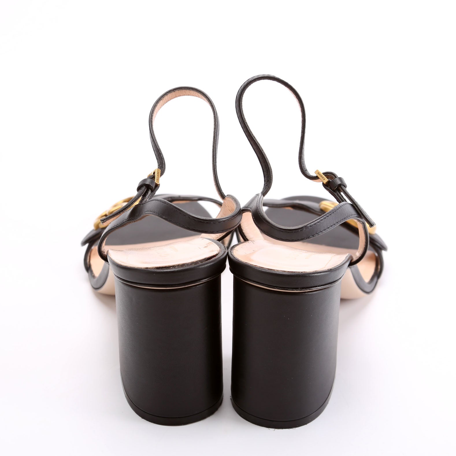 GG Marmont Sandal Heels Size 40 Black