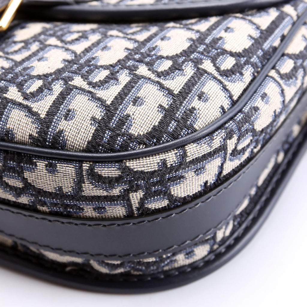 Oblique Bobby Flap Medium Navy/beige