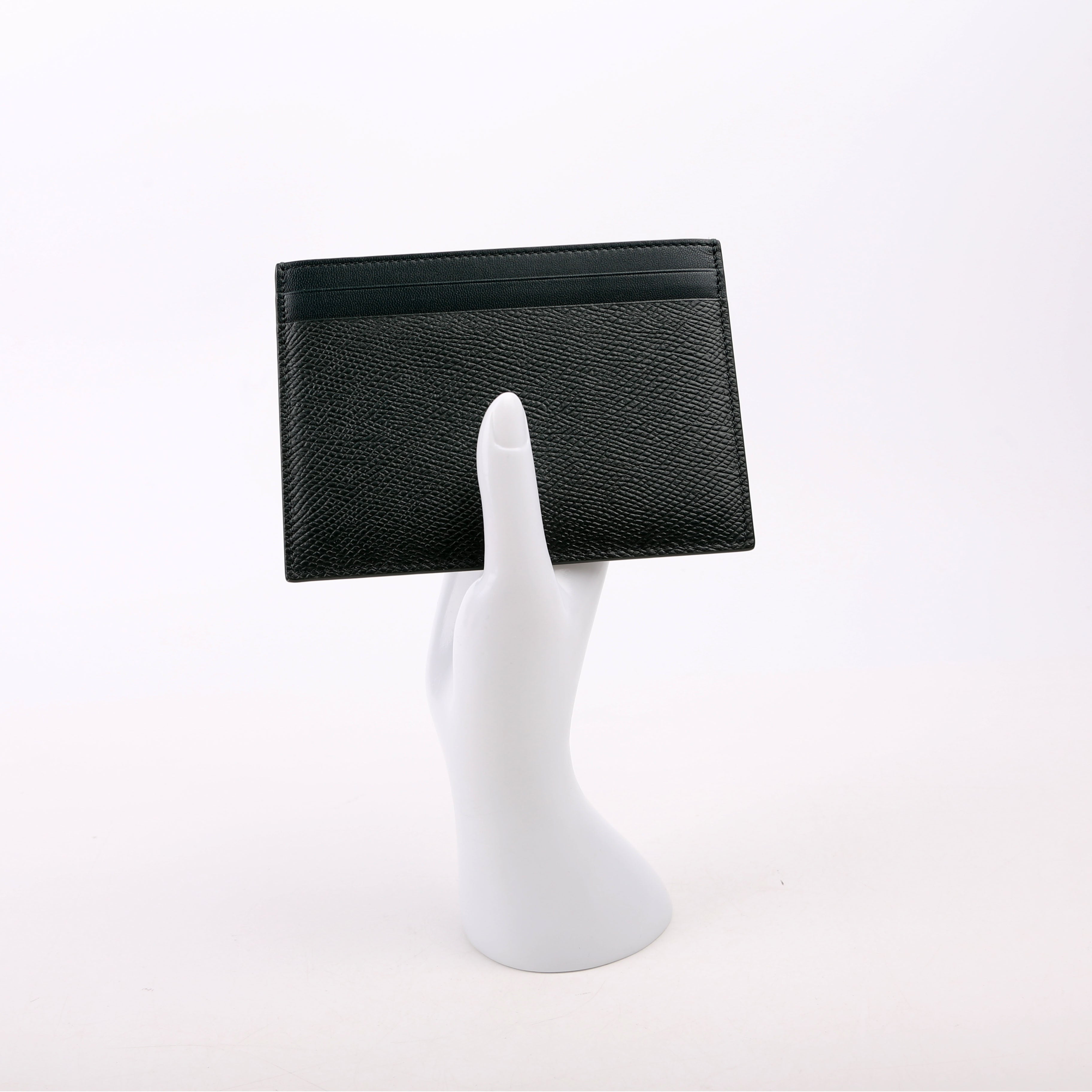 Multi-function Grain Calfskin Card Holder