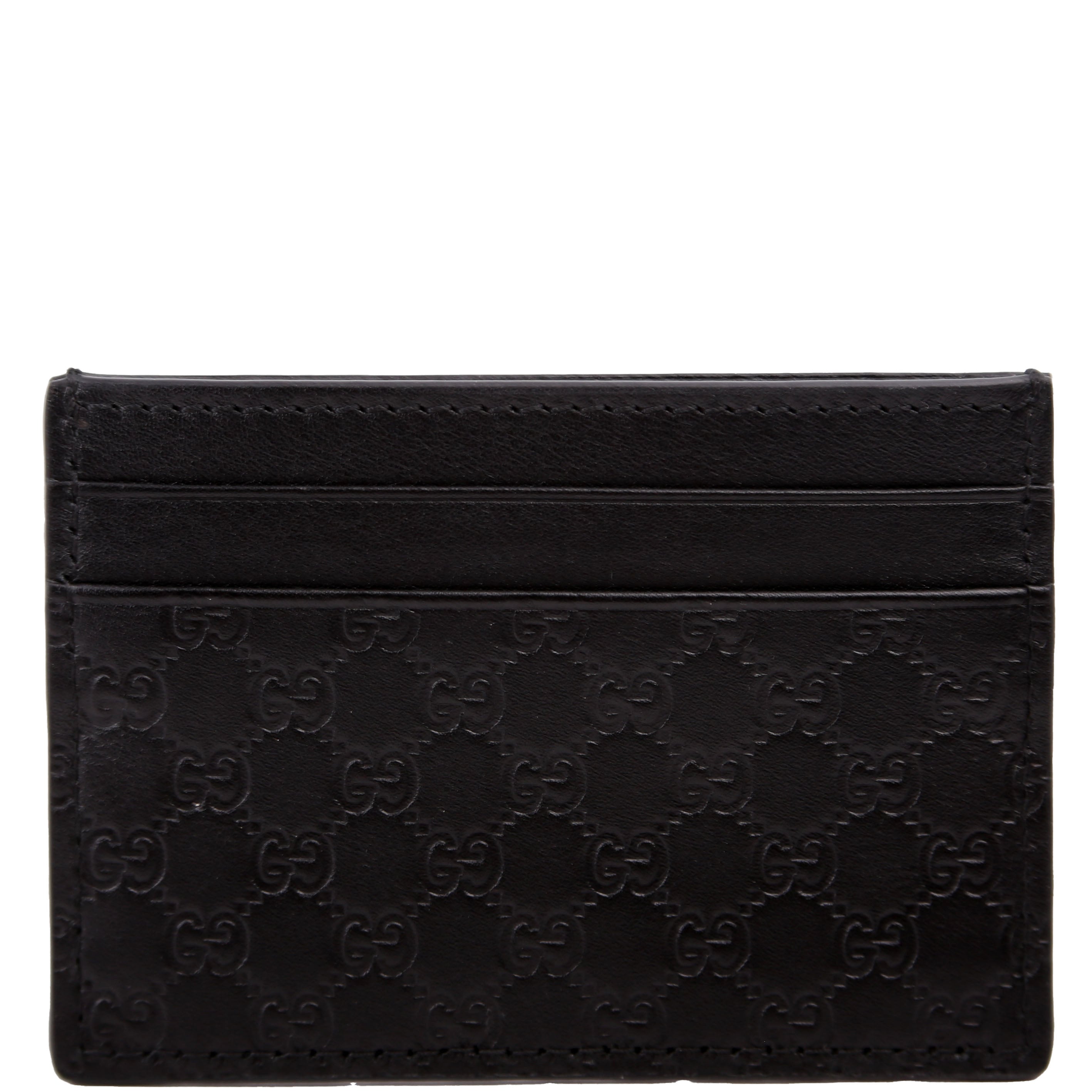 262837 Microguccissima Card Holder Black