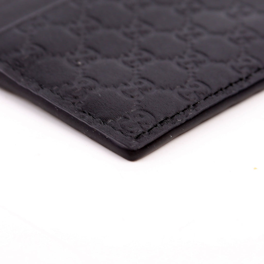 262837 Microguccissima Card Holder Black