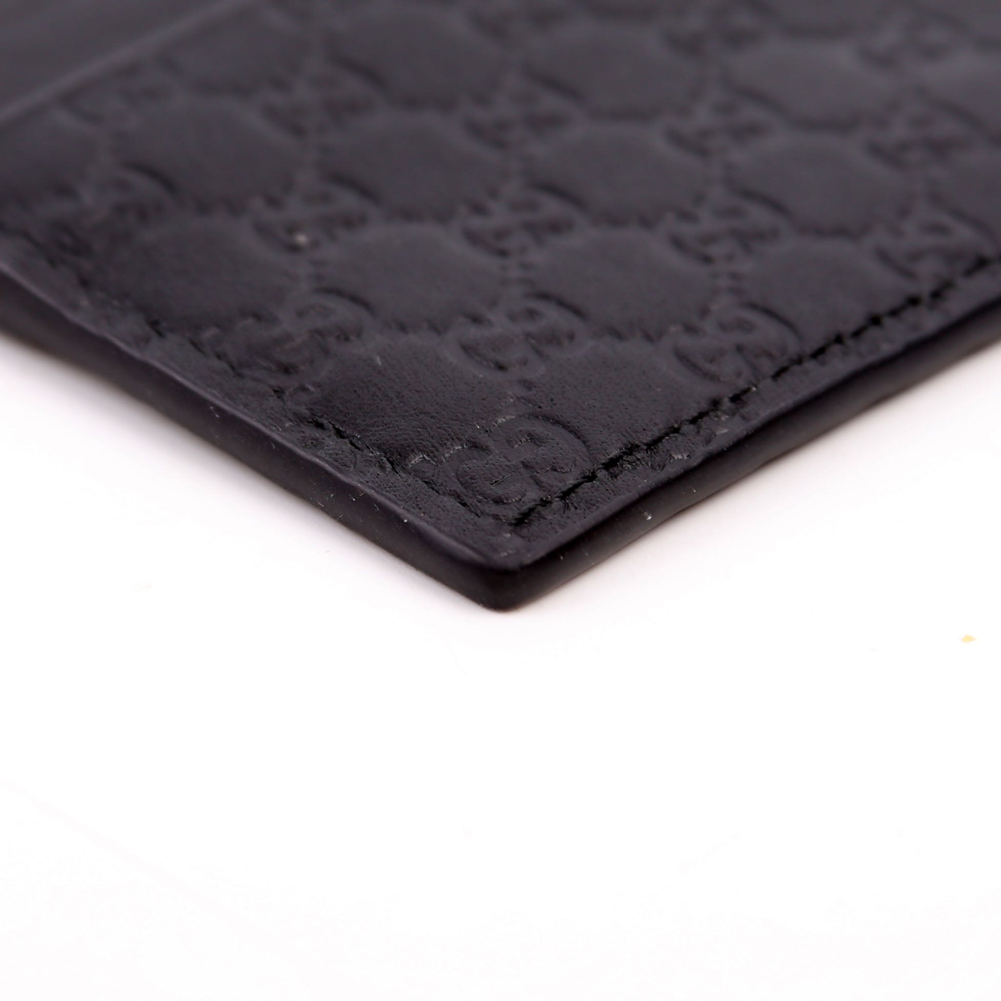 262837 Microguccissima Card Holder Black