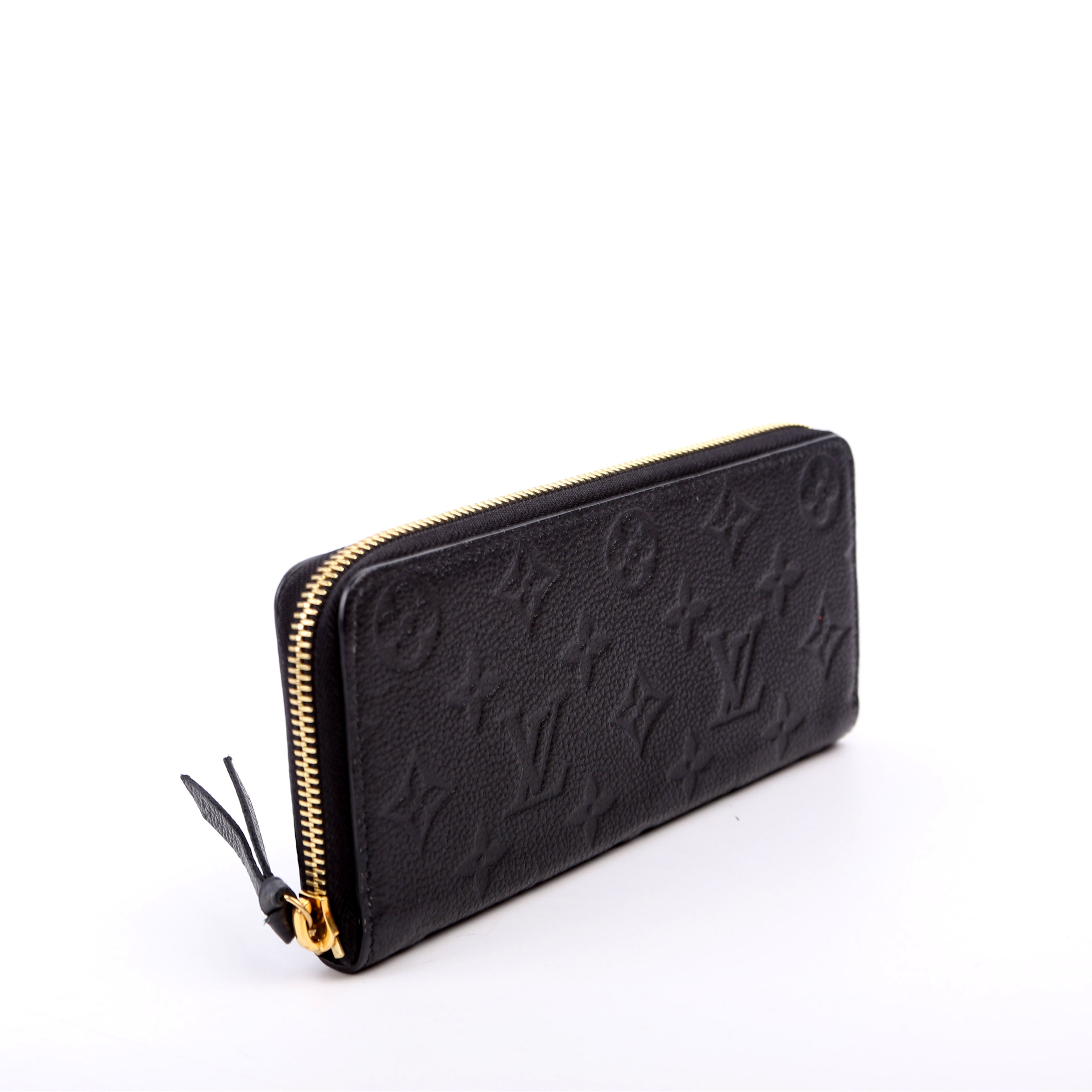 Clemence Wallet Empreinte Black