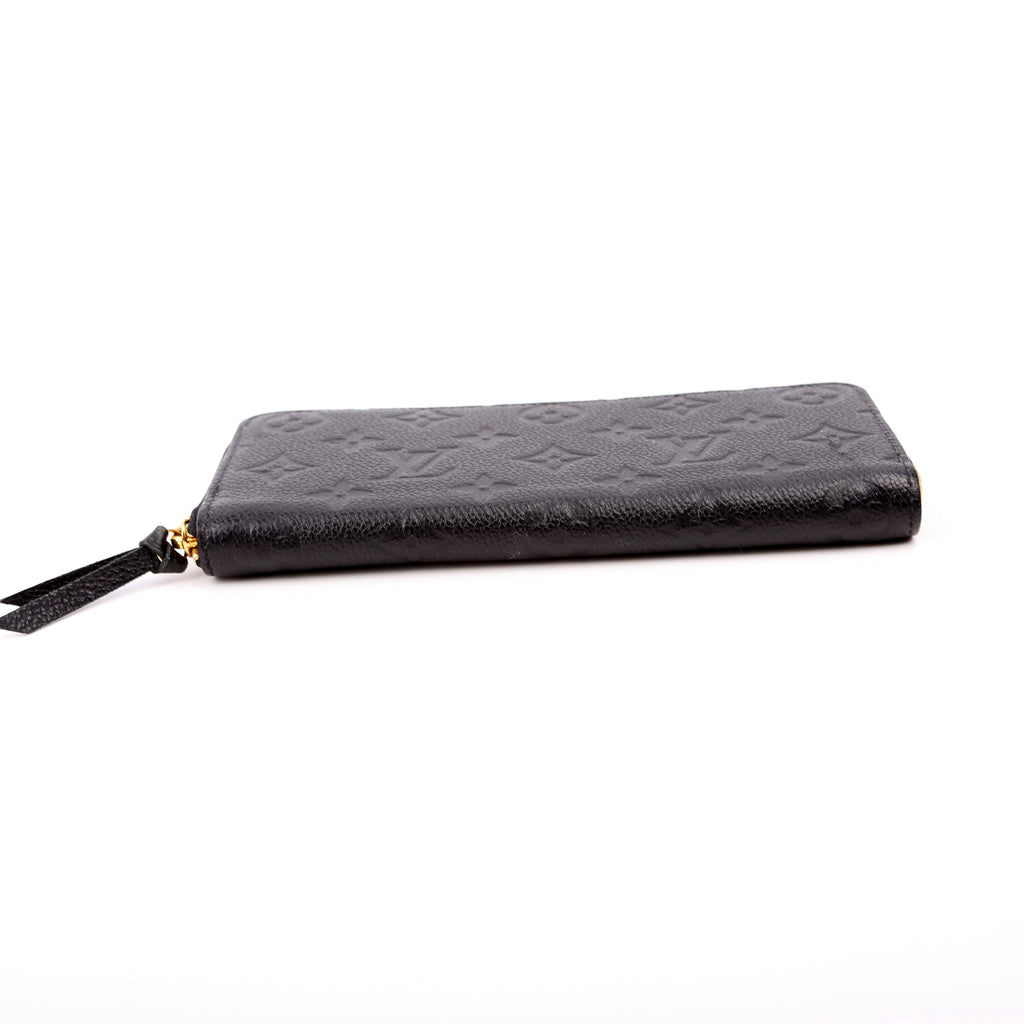 Clemence Wallet Empreinte Black