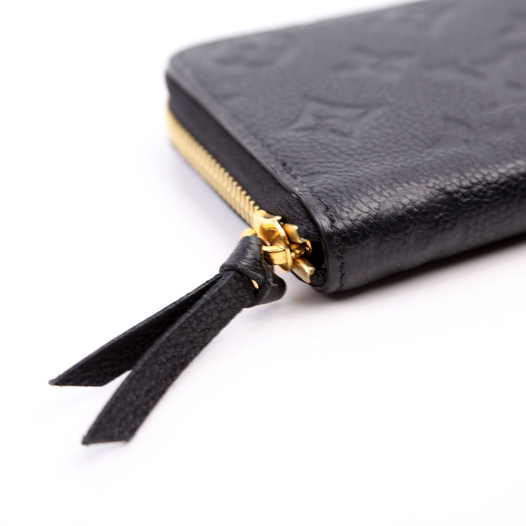 Clemence Wallet Empreinte Black