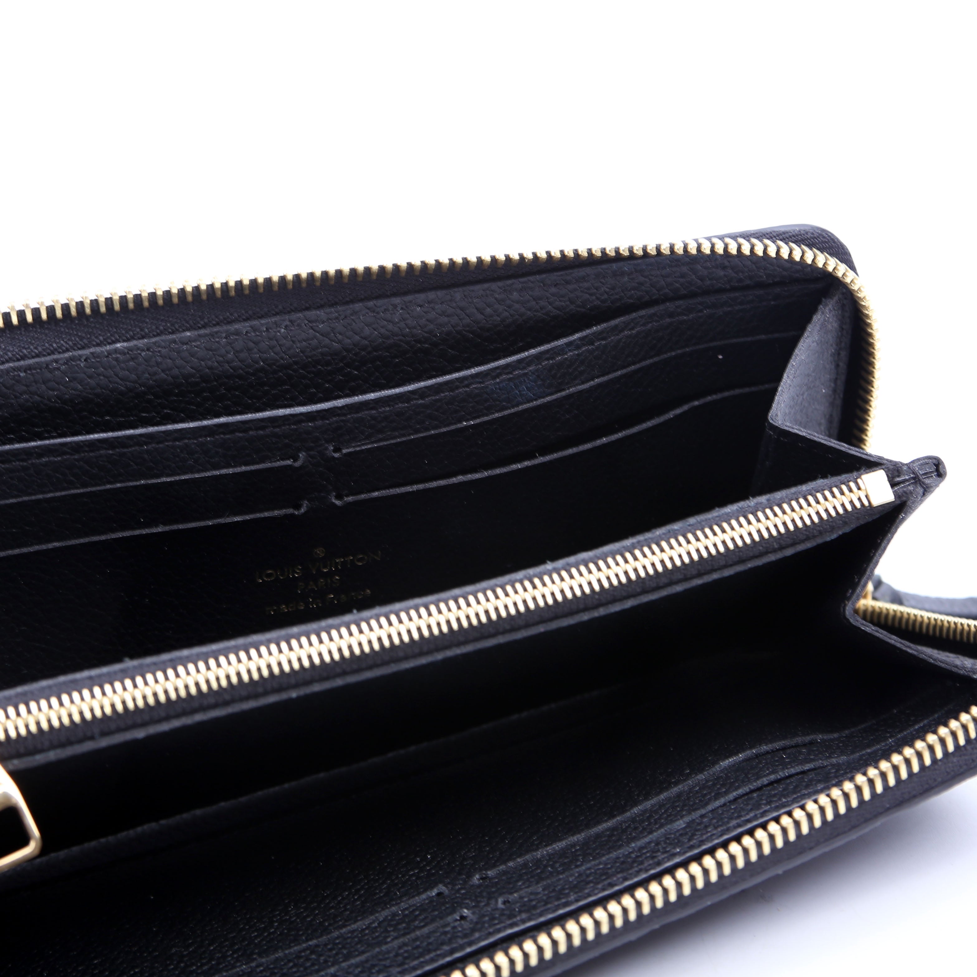 Clemence Wallet Empreinte Black