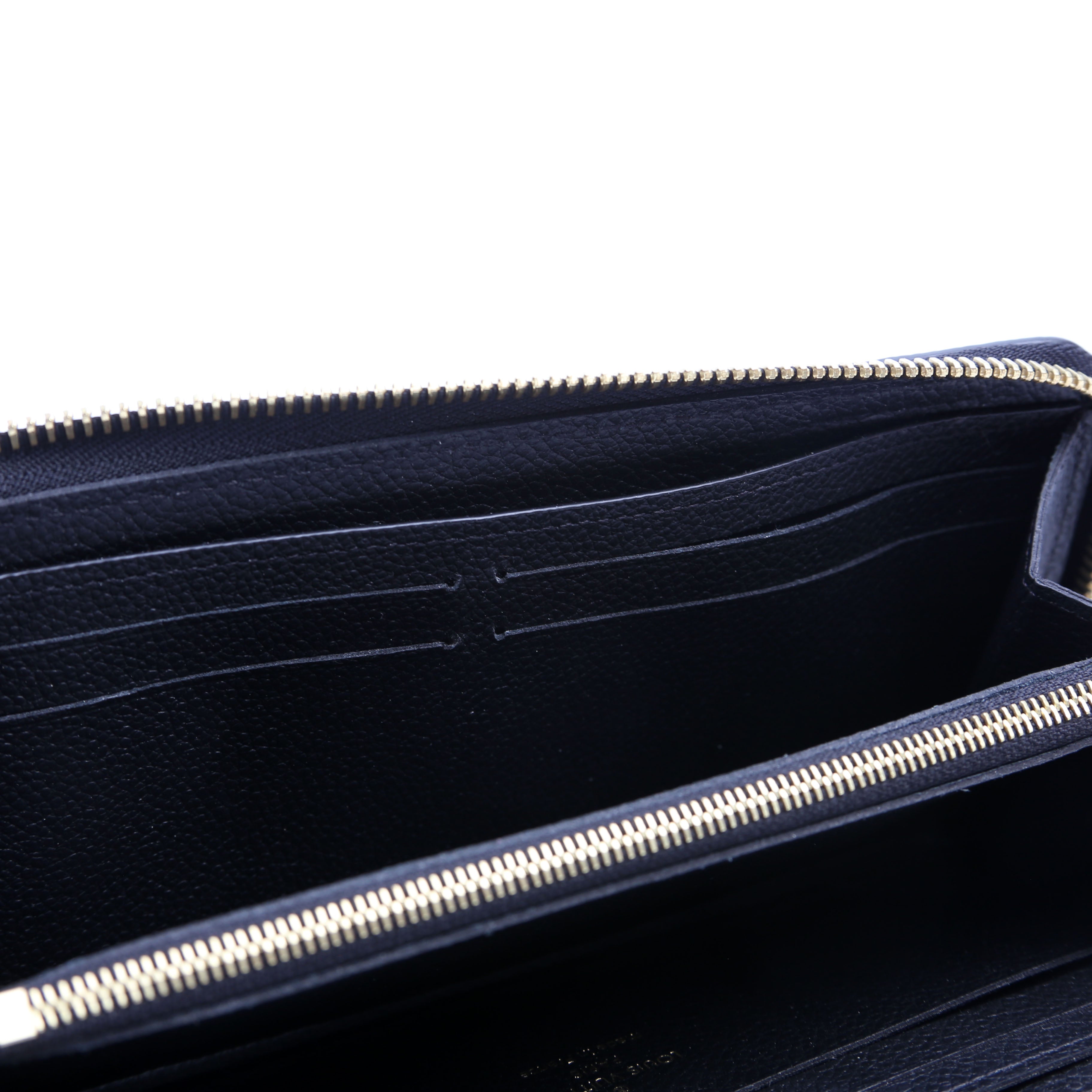 Clemence Wallet Empreinte Black