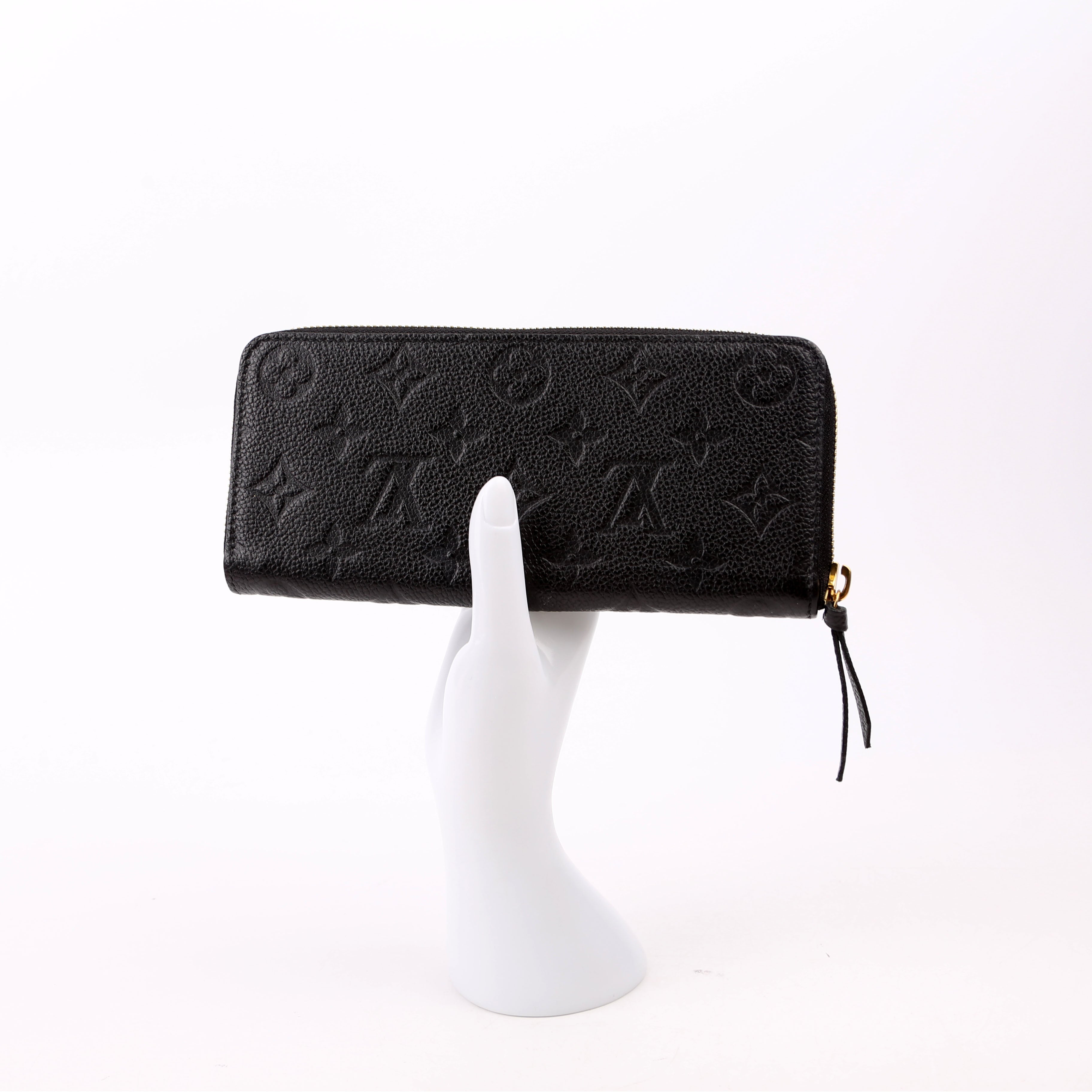 Clemence Wallet Empreinte Black