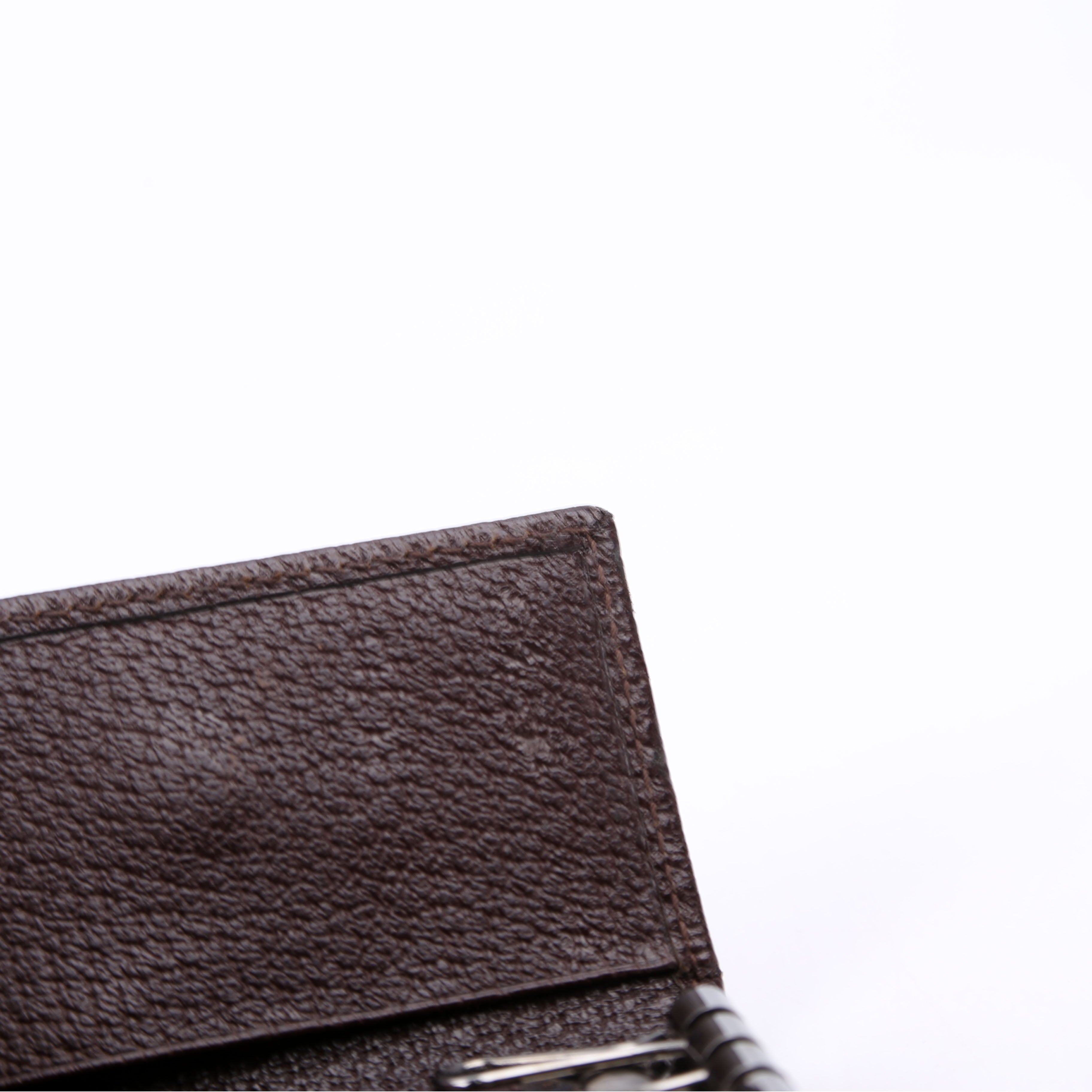 Gucci 127048 GG canvas 6 Key Holder Brown
