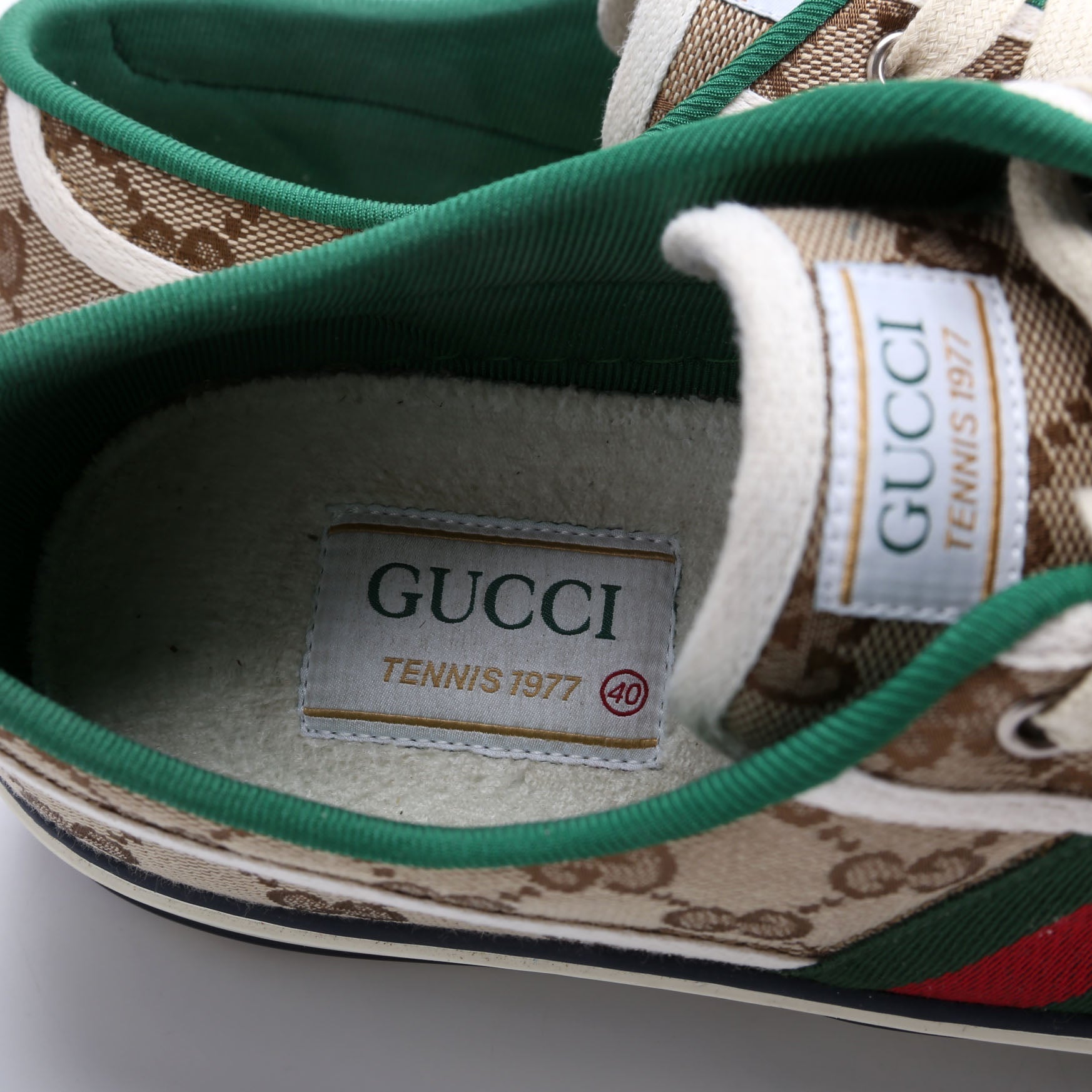 1977 Tennis Sneakers Size 40 Beige/Green