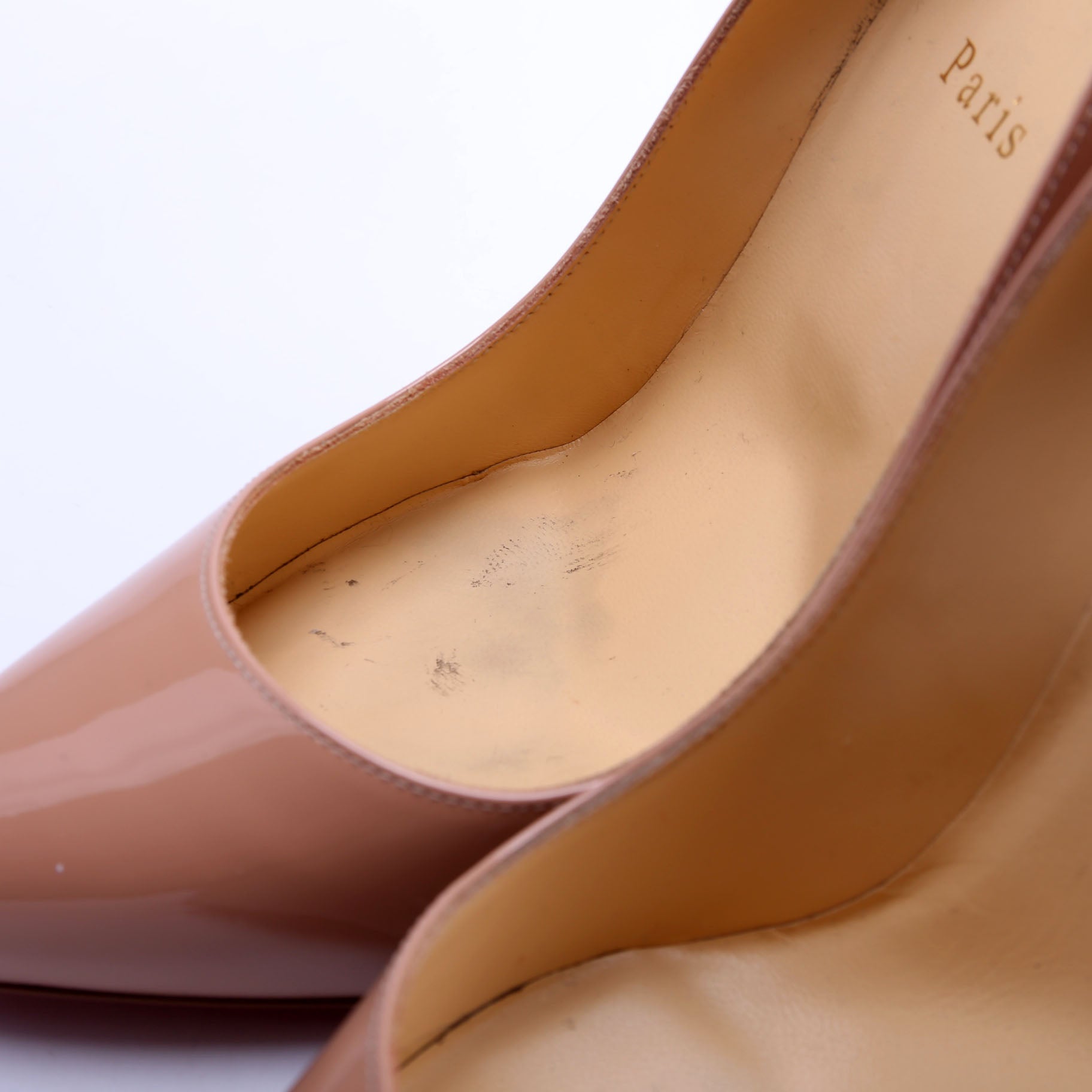 Pigalle Follies Patent 120MM Size 41 Nude